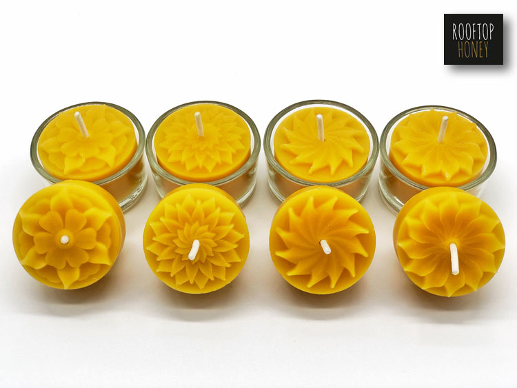 Natürliche Bienenwachskerze
