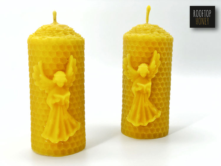 Bienenwachskerze brennt rußfrei